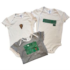 Marshall University Kids One Ruffle Bodysuit Set - 18 Months NWOT